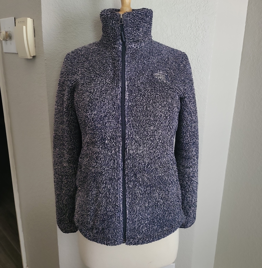 The North Face Osito 2 Jacket Womens Sz S/P Blue Fleece Full-Zip Long Sleeve
